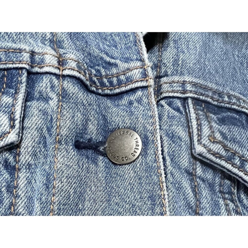 Universal Thread Sherpa Lined Jean Jacket Women's Size Small Excellent ($70) - Picture 5 of 5
